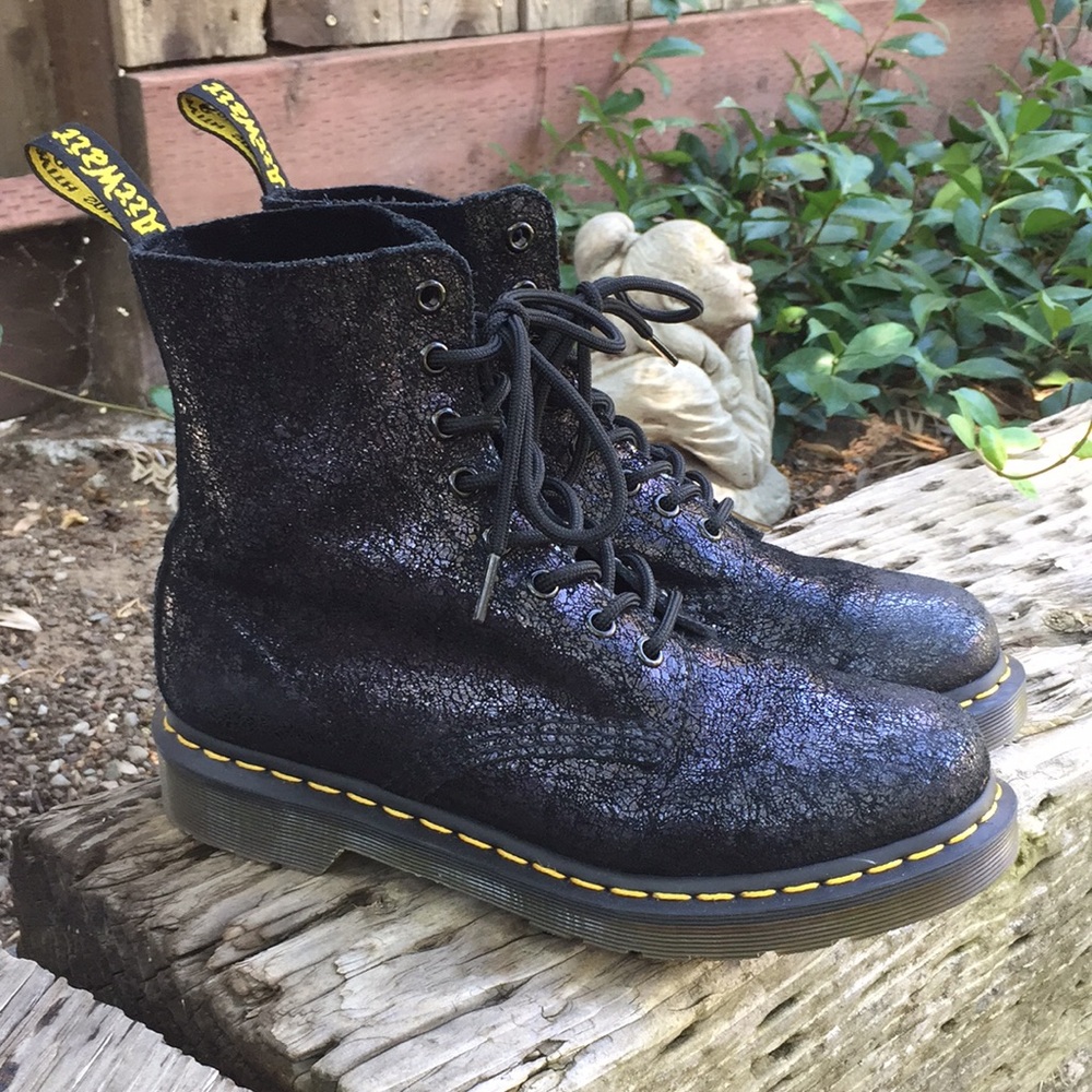 Dr Martens 1460 Pascal Iridescent Crackle Boots